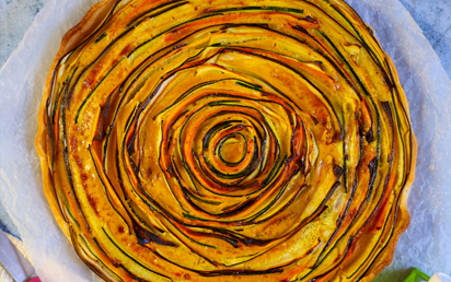 Tarte Spirale Curry Coco